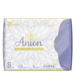 ANION Menstruační vložky NOČNÍ 1 balíček (8 ks)